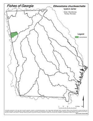 lipstick darter Region Map