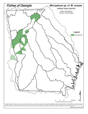 Chattahoochee Bass Region Map