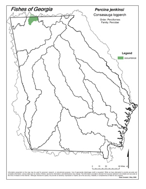 Conasauga logperch Region Map