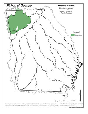 Mobile logperch Region Map